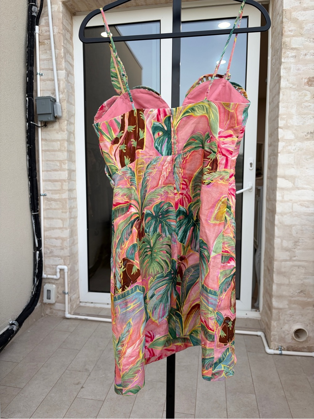 Farm Rio: Soft Pink Pool Time 3d Flowers Mini
Dress - Picture 7 of 8